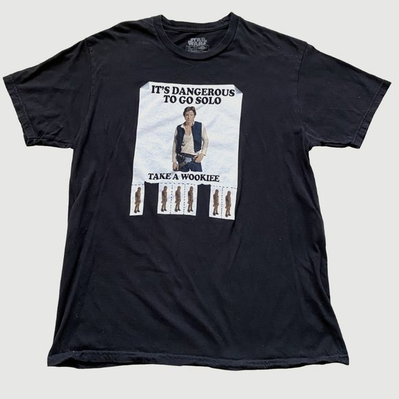 Star Wars Other - Black Star Wars Han Solo T-shirt size Large